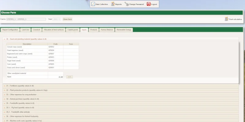 Convis OptenB Datenerfassung